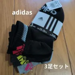 adidas レディース ソックス 3足セット 23-25cmのサムネイル