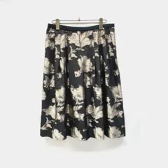 leilian 花柄フレアスカート2785