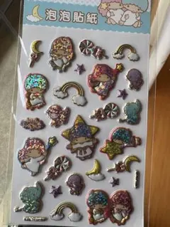 キキララ　ホログラム　海外限定　正規品　ぷっくりシール　サンリオ