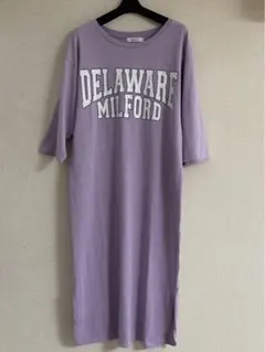 デニムシャツワンピース ロングワンピース