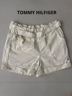 TOMMY HILFIGER ロゴベルト付きハーフパンツ