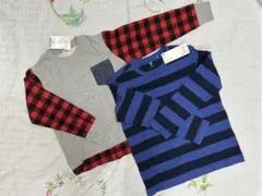 【新品】長袖カットソー2枚セット UNIQLO 130 /ブランシェス120