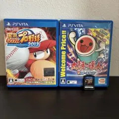 PS Vita ソフト 3本セット 実況パワフルプロ野球 太鼓の達人 マイクラ