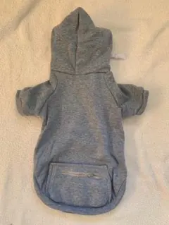 犬服 パーカー 裏起毛 XL 冬服 防寒 フード付き ドッグウェア グレー