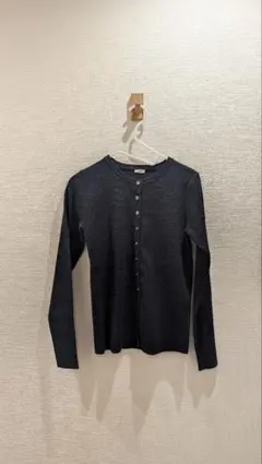 イエナ　カーディガン　グレー