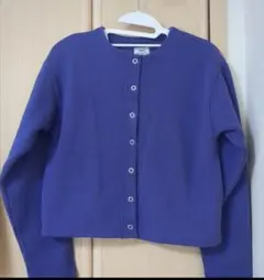 coen コーエン ショート丈 裏起毛 カーディガン