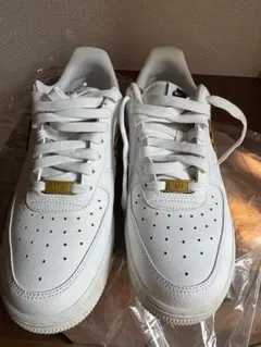 NIKE AIR FORCE 1 ホワイト チェック柄 スニーカー
