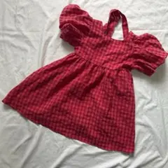 着画あり　美品　《 韓国子供服 》 キッズ服　ワンピース　ドレス