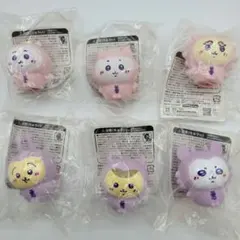 ちいかわくじ　ミニソフビフィギュア　てんし＆あくま　全6種　コンプリートセット