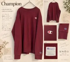 Champion スウェット トレーナー ボルドー L