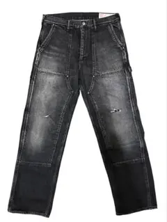 Evisu 日本製　ダブルニーペインターパンツ　Lサイズ