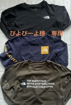THE NORTH FACE ノースフェイス ロンT 3枚セット 130cm