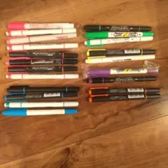 多色蛍光ペンセット 21本