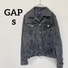 GAP 【S】　デニムジャケット ダークグレー