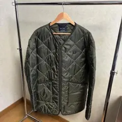 FRED PERRY キルティングジャケット オリーブ ミドル丈コート