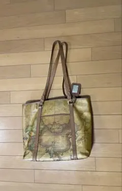 プリマクラッセ　地図柄トートバッグ