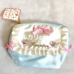 SWIMMER ひつじクリアポーチ ペンケース ギンガムチェック レトロ 