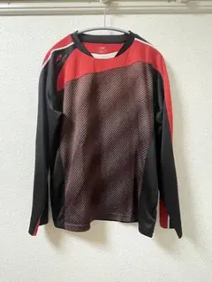 TIGORA 赤黒 長袖シャツ