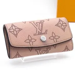 【極美品】ルイヴィトン　ミュルティクレ4 キーケース　モノグラムマヒナ　ピンク