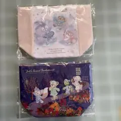 ランチケース2個　新品　ダッフィー ＆フレンズ　スーベニア　ディズニーシー