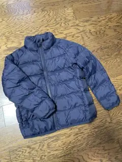 ユニクロ　キッズ　ダウンジャケット　110 ネイビー UNIQLO 子供用