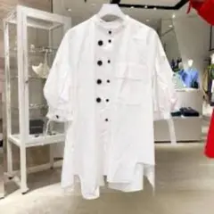 ENFOLD エンフォルドWAVE-HEM SHIRT33,000円（税込）