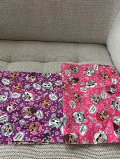 オックス生地　LOLサプライズ！ エルオーエル ハギレ　２枚セット