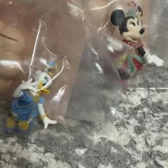 ディズニー 40周年 ミニチュアフィギュア ミニー　デイジー　セット
