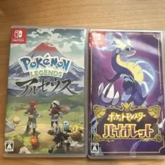 Switchソフトまとめ売り】ポケモン2 パワプロ1 牧場物語4本セット 早勝