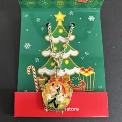 ディズニーストア　クリスマス　2023オリジナルチャーム　グーフィ