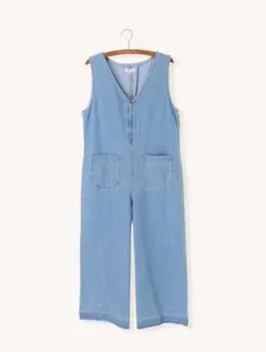 SM2 デニムワイドサロペットパンツ