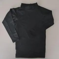 ブラック長袖ハイネックアンダーシャツ 150