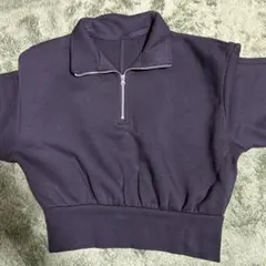 ヘビーウェイトスウェットショートハーフジッププルオーバー〔長袖〕