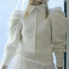 タグ付き新品 bibiy. LINA CASHMERE KNIT ネイビー - メルカリ