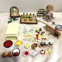 シルバニアファミリー　食べ物、畑、ケーキなどまとめ売り