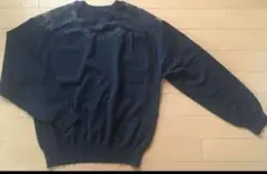 INGNI ブラック レース付き ニット M