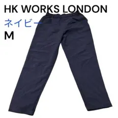 HK WORKS LONDON カジュアルパンツ ネイビー M ウエストゴムのサムネイル