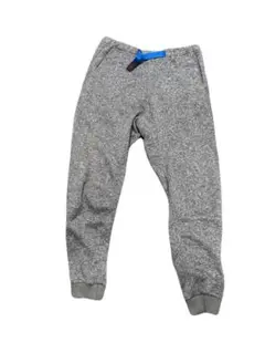 グラミチグレー スウェットパンツ リブ編み裾