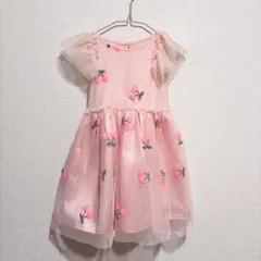 【美品】 H＆M さくらんぼ ワンピース チュール 100サイズ