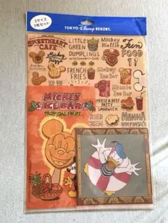 【新品未開封】ディズニーリゾート　クリアファイル　3サイズ3枚セット　フードのサムネイル