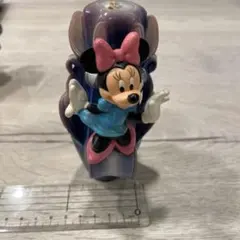 ミニーマウス キャンドル 紫 約10cm