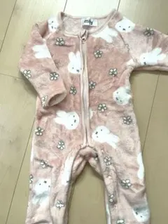 フリースロンパース 80