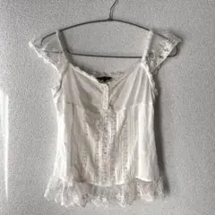 【MISCH MASCH】トップス　ノースリーブ　レース