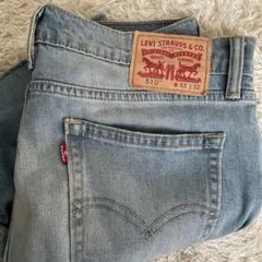 【ダメージあり】Levi's 510 デニム W33 L32 リメイクにいかが