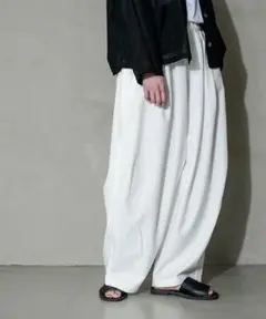 mizuiroind ワイドカーゴパンツ
