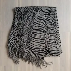 レオパード・ストライプ ストール
