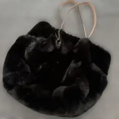 ikka ファートートバッグ　ブラックのサムネイル