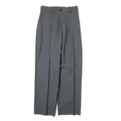 MARKAWARE FLAT FRONT TROUSERS スラックス　グレーのサムネイル