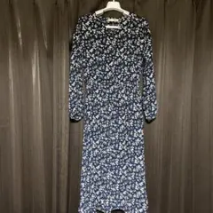 SHOO-LA-RUE ワンピース 花柄 ネイビー