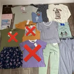 新品タグ付き♡女の子 Tシャツ ショートパンツスカートまとめ売り 